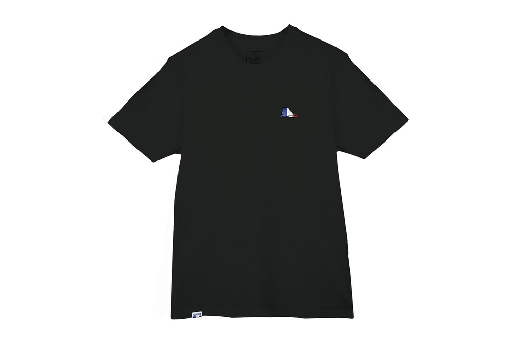 Camiseta Palladium FRENCH PAMPA T-SHIRT Hombre Negras | Costa Rica-28190